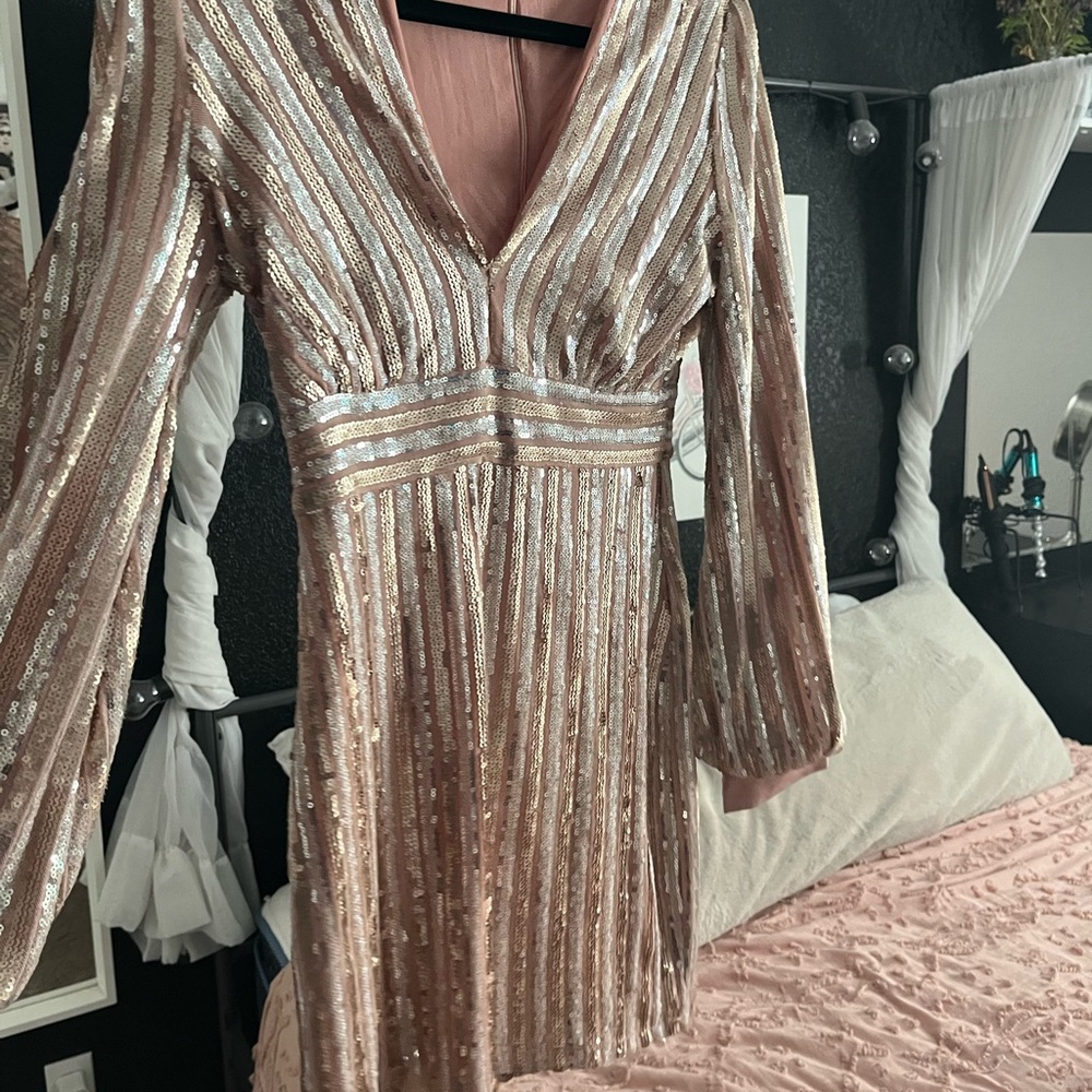 Sequence mini dress